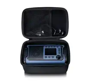 Lenco PDR-255BU Ładowanie solarne Na korbkę Latarka Powerbank Radio DAB+ Niebieski Radioodbiornik