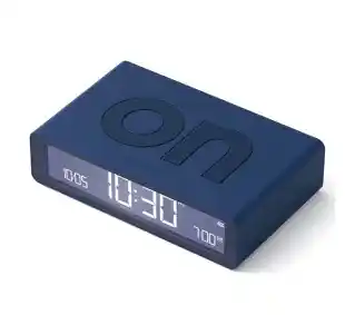 Lexon Flip Classic Dark Blue LR157DB9 Ciemnoniebieski Budzik