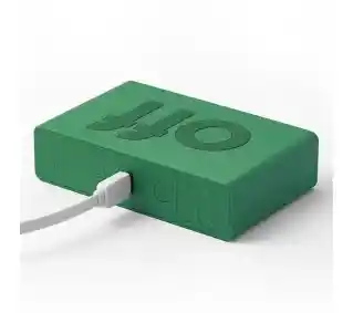 Lexon Flip Classic Green LR157V2 Zielony Budzik