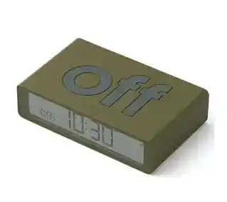 Lexon Flip Classic Khaki LR157K9 Budzik