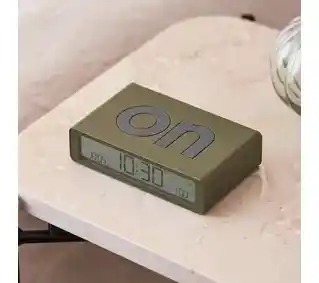Lexon Flip Classic Khaki LR157K9 Budzik