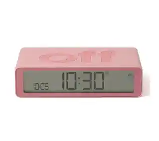 Lexon Flip Classic Pink LR157P4 Różowy Budzik