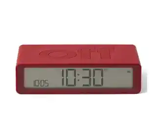 Lexon Flip Classic Red LR157R4 Czerwony Budzik
