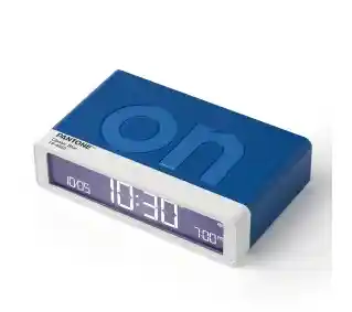 Lexon Flip Classic X Pantone Blue LR157PT-B Niebieski Budzik