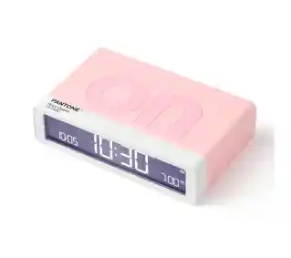 Lexon Flip Classic X Pantone Light Pink LR157PT-LP Jasnoróżowy Budzik