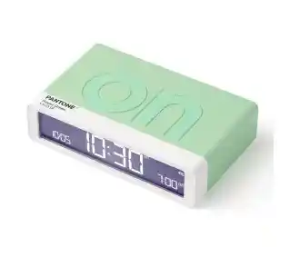 Lexon Flip Classic X Pantone Mint LR157PT-M Miętowy Budzik
