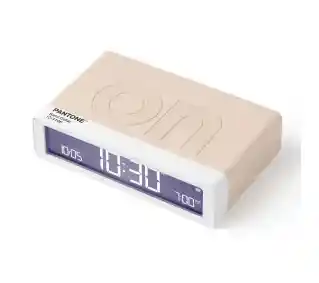 Lexon Flip Classic X Pantone Sand LR157PT-S Piaskowy Budzik