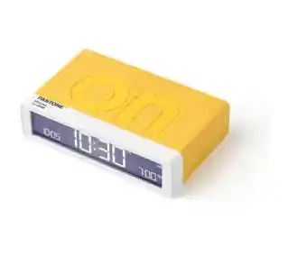 Lexon Flip Classic X Pantone Yellow LR157PT-Y Żółty Budzik