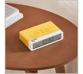 Lexon Flip Classic X Pantone Yellow LR157PT-Y Żółty Budzik