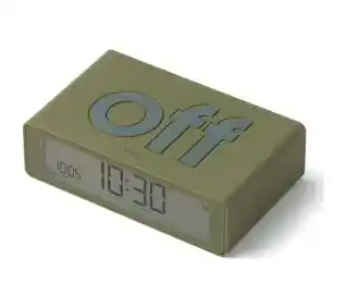Lexon Flip Mini Khaki LR158K9 Budzik