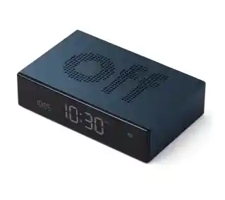 Lexon Flip Premium Blue LR152B Niebieski Budzik