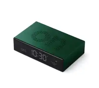 Lexon Flip Premium Dark Green LR152DG1 Ciemnozielony Budzik