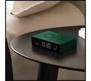 Lexon Flip Premium Dark Green LR152DG1 Ciemnozielony Budzik