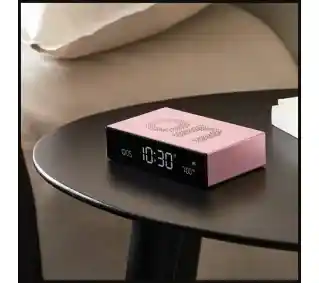 Lexon Flip Premium Light Pink LR152LP Jasnoróżowy Budzik