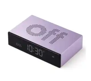 Lexon Flip Premium Purple LR152LL Fioletowy Budzik