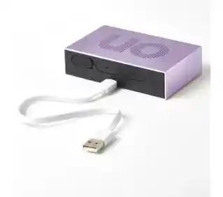 Lexon Flip Premium Purple LR152LL Fioletowy Budzik