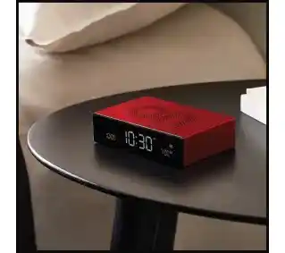 Lexon Flip Premium Red LR152R Czerwony Budzik