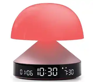 Lexon Mina Sunrise Light Pink LR153MLP Jasnoróżowy Budzik
