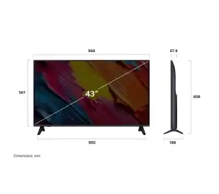 LG 43QNED70A6A 43 QNED AI 4K webOS DVB-T2 Telewizor LED
