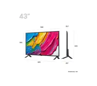 LG 43QNED80A6A 43 QNED AI 4K webOS DVB-T2 Telewizor LED