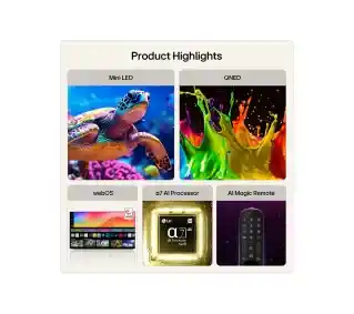 LG 55QNED70B6C 55 QNED AI Mini LED 4K webOS DVB-T2 Telewizor LED