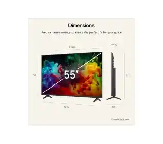 LG 55QNED70B6C 55 QNED AI Mini LED 4K webOS DVB-T2 Telewizor LED