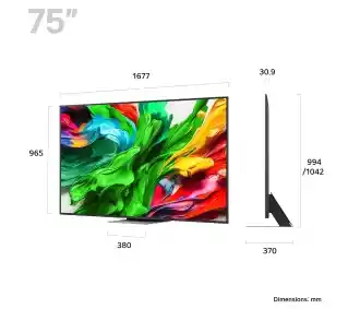 LG 75QNED86A6A 75 QNED evo AI miniLED 4K 144Hz webOS Dolby Vision HDMI 2.1 DVB-T2 Telewizor LED