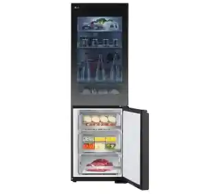 LG InstaView GBG5160CEV 186cm Komora świeżości Ciemny grafit stal Lodówka
