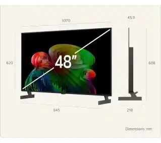 LG OLED48B65LA 48 OLED AI 4K 120Hz Telewizor OLED