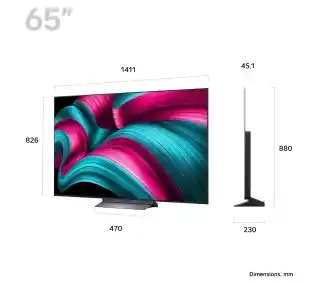 LG OLED65C54LA 65 OLED evo AI 4K 144Hz webOS Dolby Vision Dolby Atmos HDMI 2.1 DVB-T2 Telewizor OLED