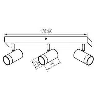 Lightlogic Lampa ścienno-sufitowa LL ANAN EL-3I 66225