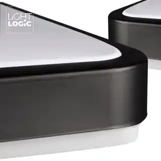 Lightlogic Plafon sufitowy LL EGRA PLAFON 24W B 66123 Czarny