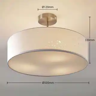 Lindby Alwine Lampa Sufitowa White 9624187