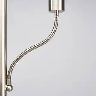 Lindby Elaina Lampa Podłogowa Nickel/White 9620008