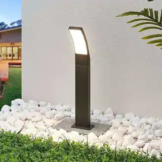 Lindby Ilvita lampa ogrodowa zewnętrzna, antracyt, metal, IP54, 60 cm, model 9947005