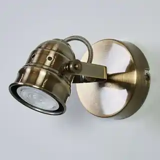 Lindby Leonor Lampa Ścienna Antique Brass 9639062