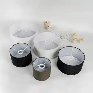 Lindby Lettie 5 lampa sufitowa szary czarny biały E27 8032723