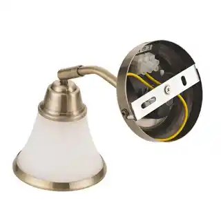 Lindby Marita Lampa Ścienna White/Antique Brass 9620396