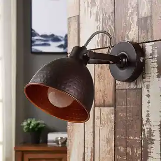 Lindby Mirielle Lampa Ścienna Antique Brown/Orange 9621445