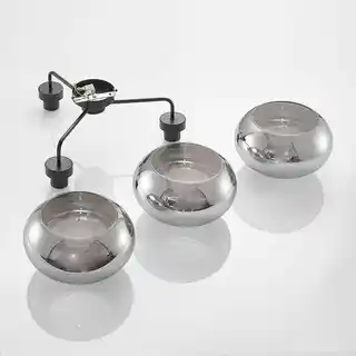 Lindby Navidia 3 Lampa Sufitowa Smoked 9628142