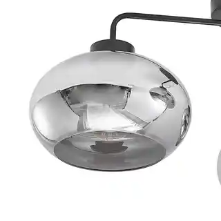 Lindby Navidia 3 Lampa Sufitowa Smoked 9628142