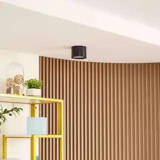 Lindby Nivoria LED Reflektor Sufitowy fi 12 Black 10020112