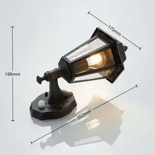 Lindby Noor Ścienna Lampa Ogrodowa w/Sensor Rust 9630091