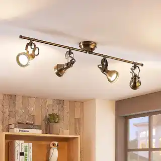 Lindby Perseas 6 lampa sufitowa mosiądz antyczny numer 9620246