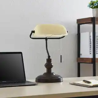 Lindby Profina lampa stolowa rust, ceramiczna, regulowany klosz, E27, 9627209