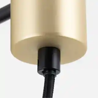 Lindby Prospa Lampa Ścienna Black/Brass 10001007