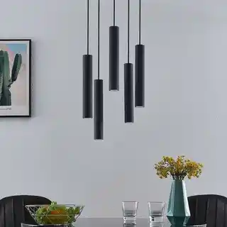 Lindby Sanad Lampa Wisząca Black 9627387