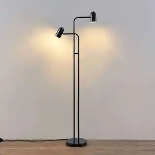 Lindby Skalum Lampa Podłogowa Matt Black 9627246