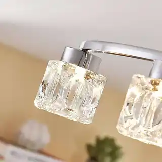 Lindby Yaro LED Lampa Sufitowa Clear/Chrome 9621973