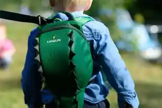 LittleLife Plecak dla przedszkolaka dziewczynki i chłopca zielony jednokomorowy